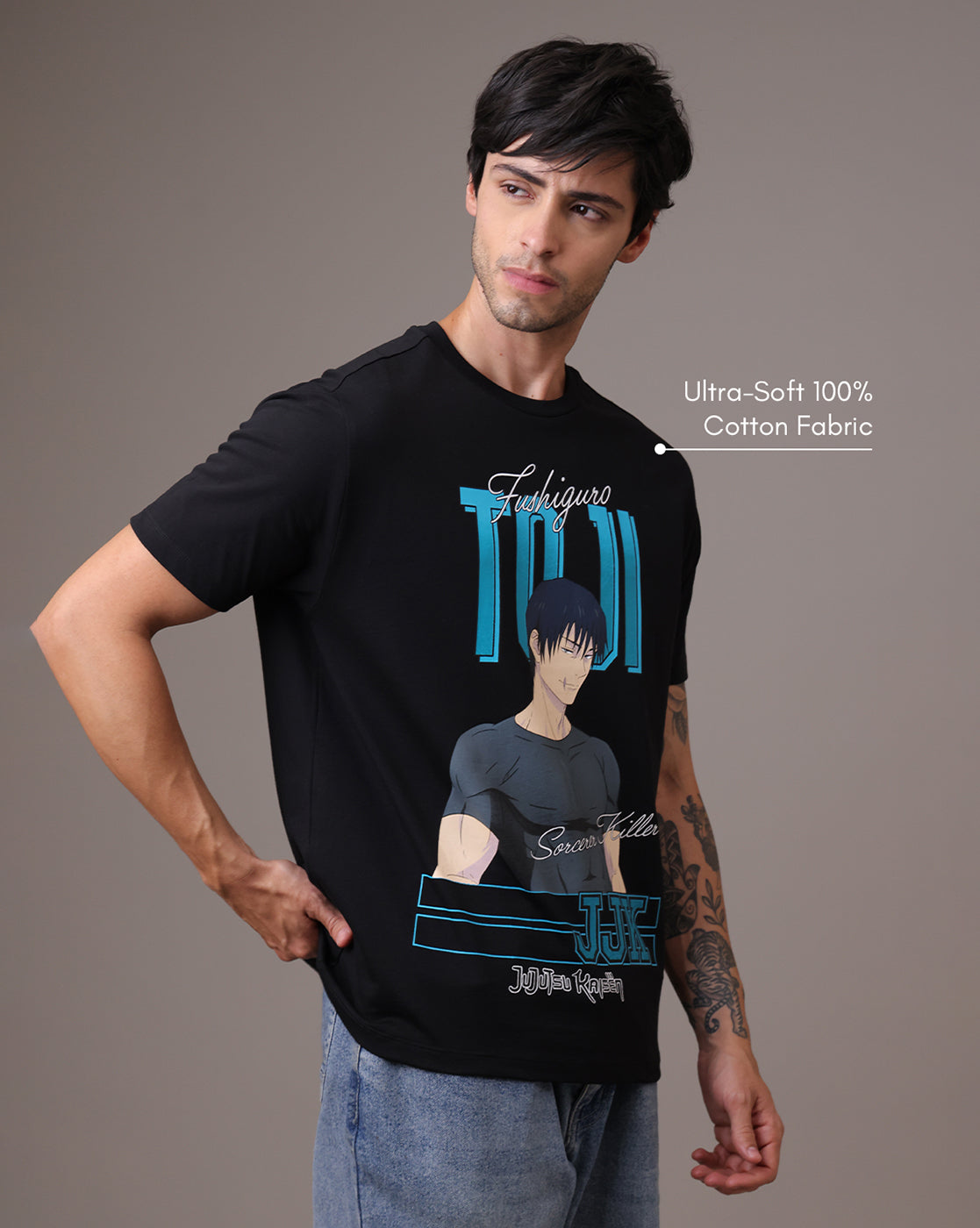 Jujutsu Kaisen Toji Relaxed Fit Tshirt Men