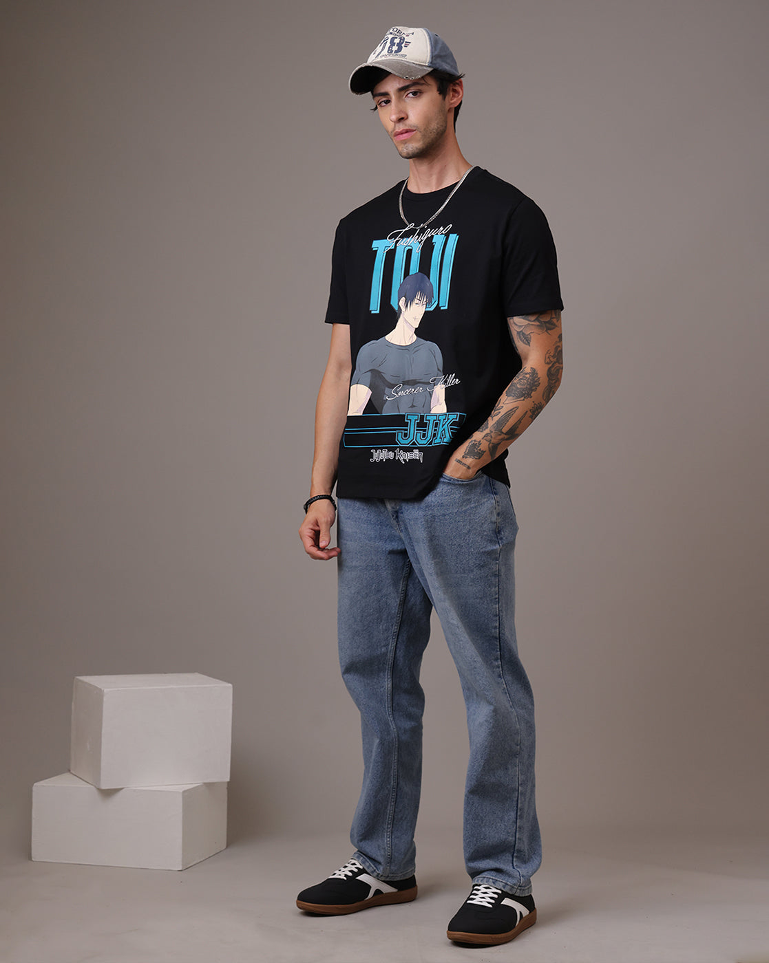 Jujutsu Kaisen Toji Relaxed Fit Tshirt Men