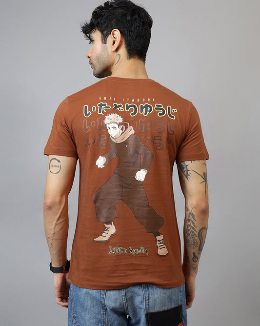 Jujutsu Kaisen Printed Regular Fit Tshirt For Men