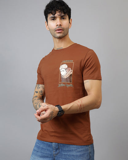 Jujutsu Kaisen Yuji Itadori Regular Fit Tshirt Men