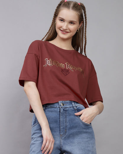 Jujutsu Kaisen Boxy Fit Tshirt Women