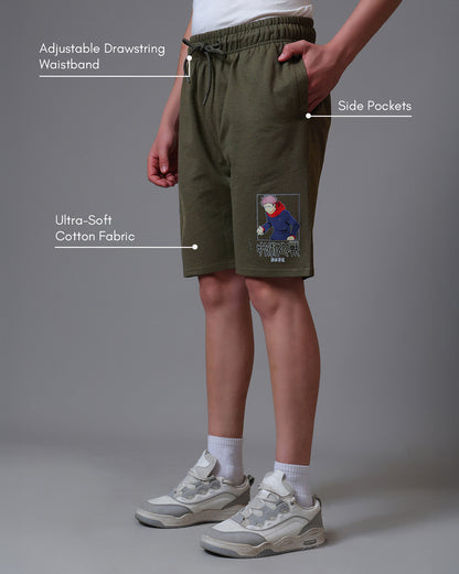 Jujutsu Kaisen Yuji Itadori  Regular Fit Shorts  Men