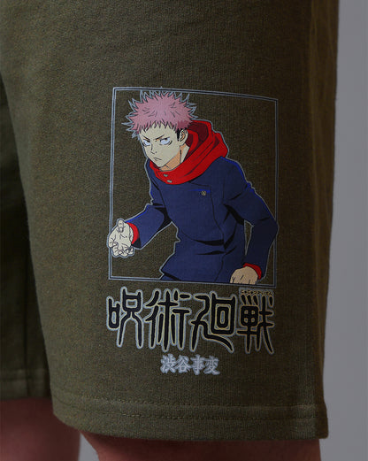 Jujutsu Kaisen Yuji Itadori  Regular Fit Shorts  Men