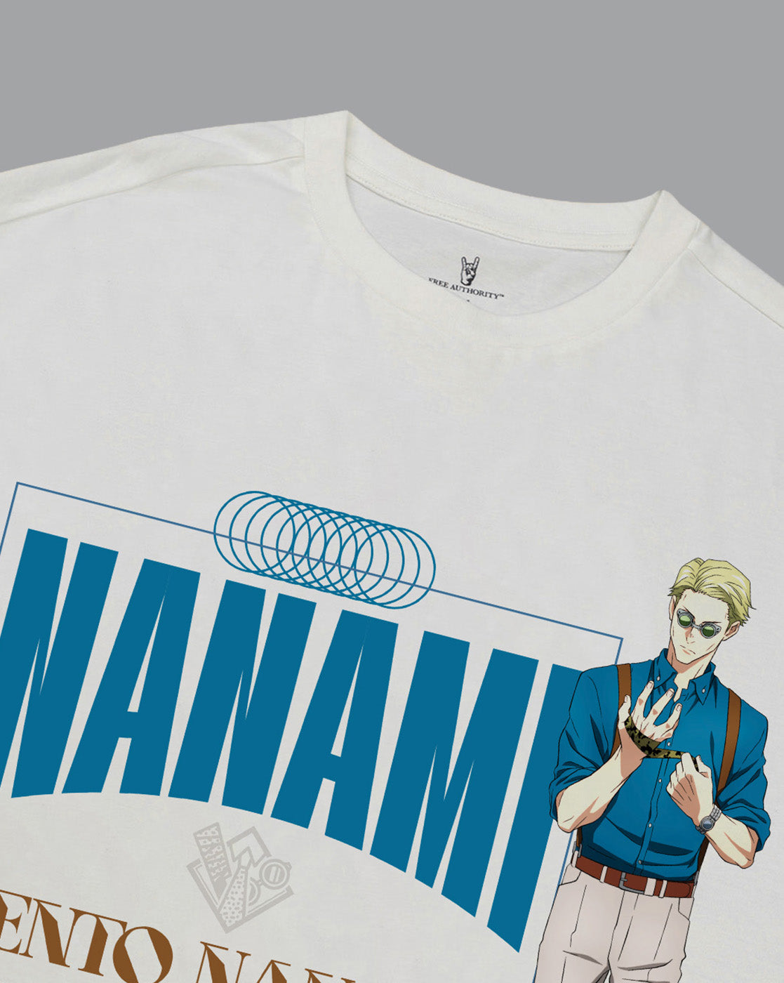 Jujutsu Kaisen Nanami Printed Oversized Tshirt For Men