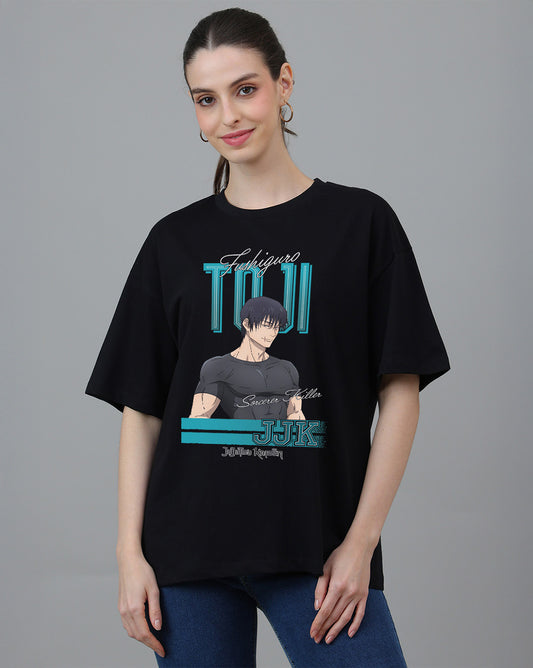 Fushiguro TOJI  Printed Oversized Tshirt For Women