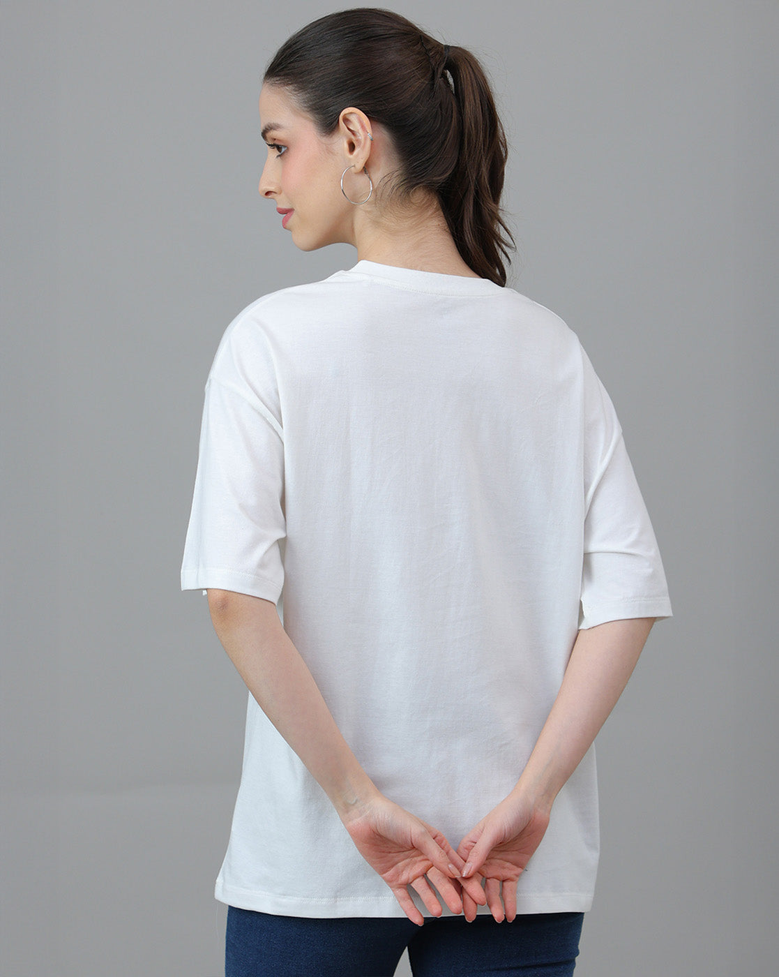 Yuji Itadori & Megumi Fushiguro Printed Oversized Tshirt For Women