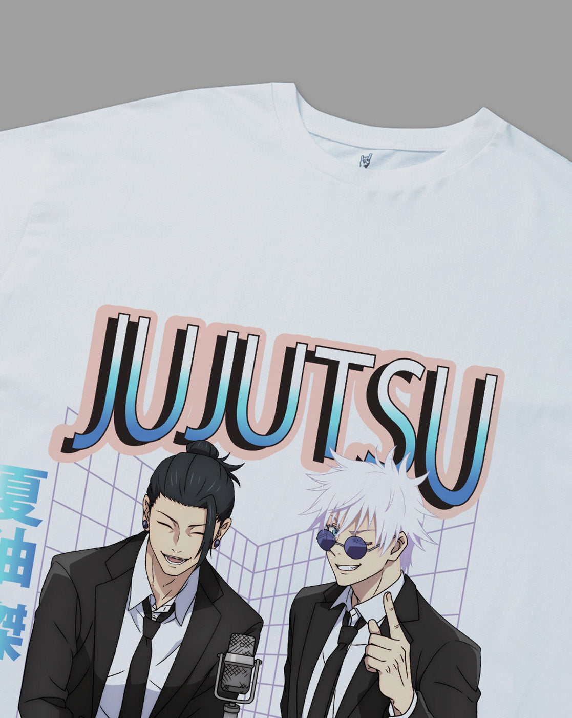 Satoru Gojo & Suguru Geto Printed Oversized Tshirt For Women