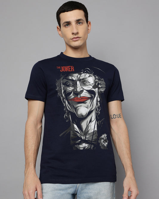 Joker Graphic Printed Regular Fit Tshirt Men