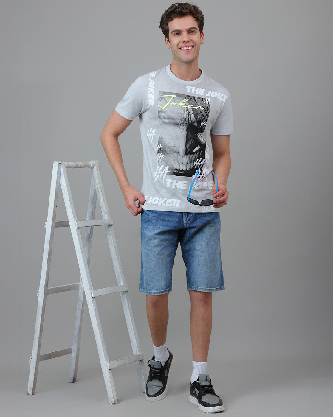 Joker Printed Regular Fit Tshirt For Men