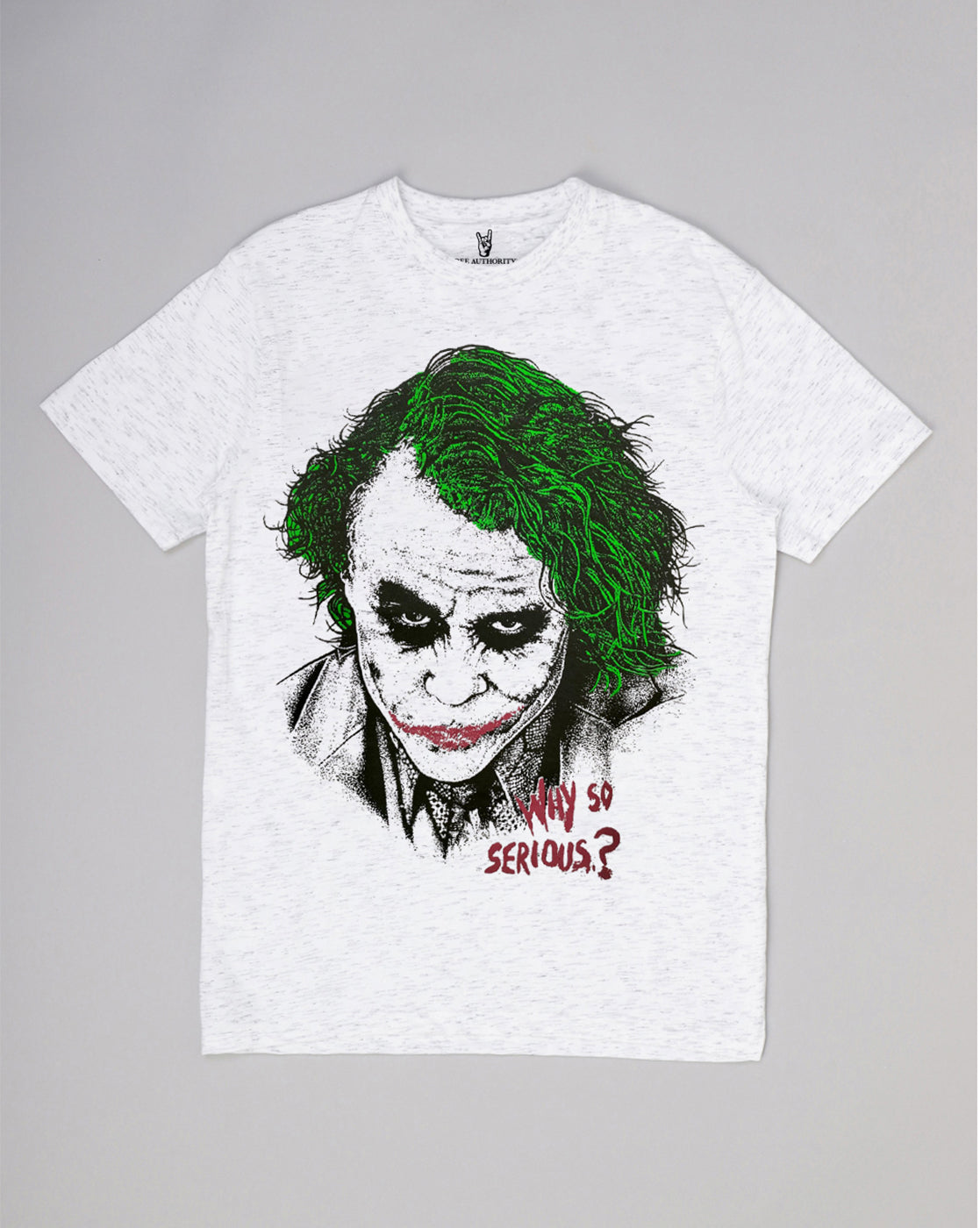 Joker Regular Fit Round Neck White Tshirt For Young Men