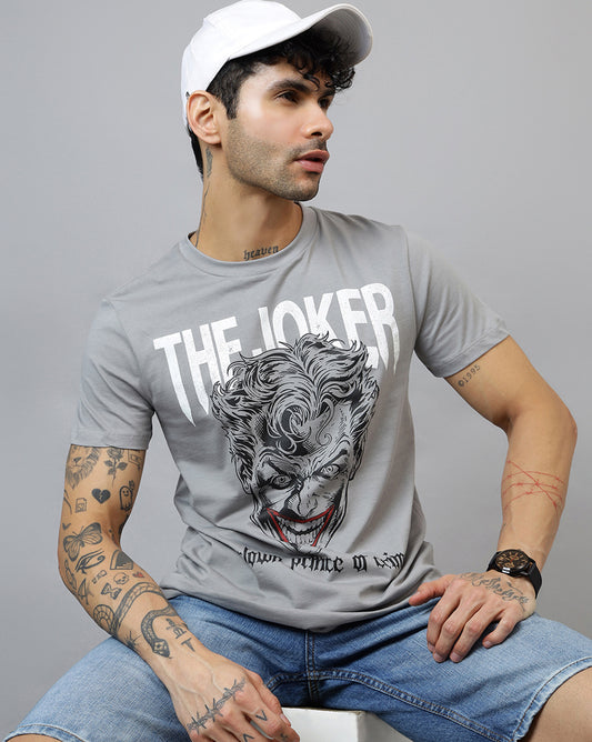 Joker Printed Regular Fit Tshirt For Men