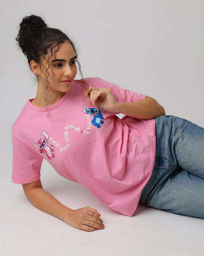 Lilo & Stitch Oversized Tshirt Women