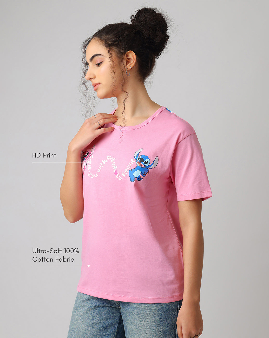 Lilo & Stitch Oversized Tshirt Women
