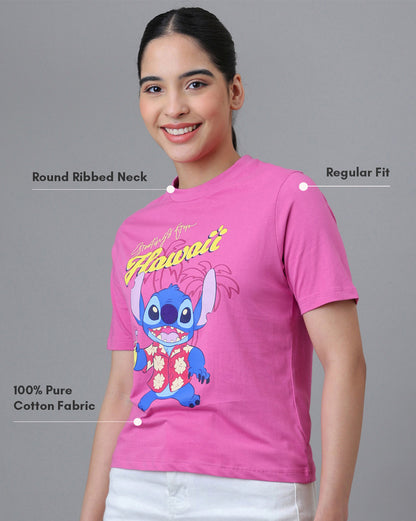 Lilo & Stitch  Regular Fit Tshirt  Women