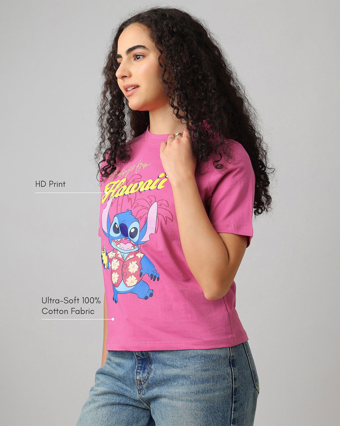 Lilo & Stitch  Regular Fit Tshirt  Women