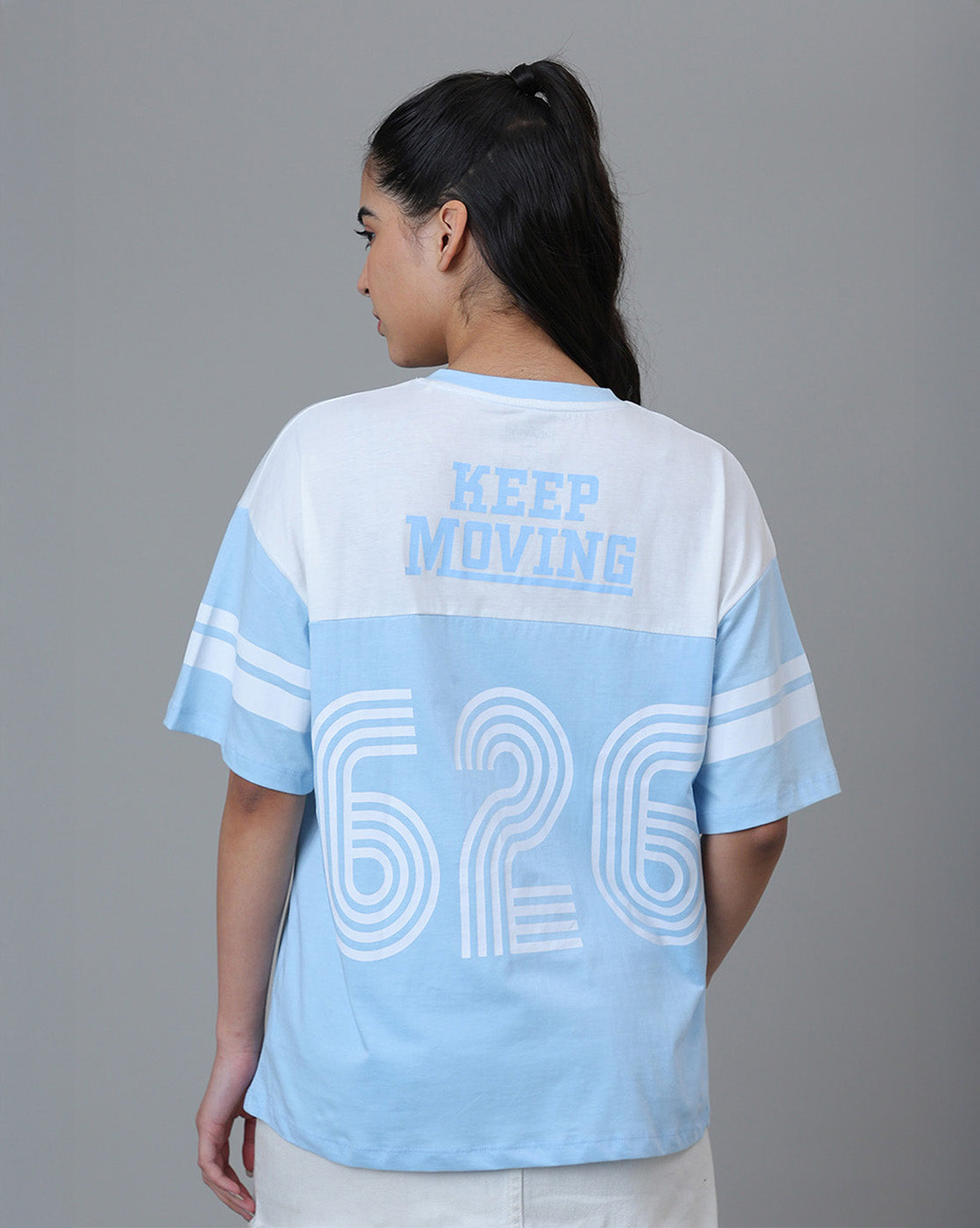 Lilo & Stitch Printed Oversized Tshirt For Women