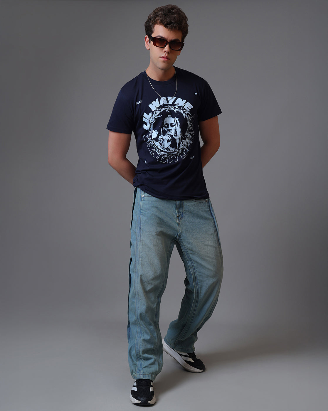 Lil Wayne Printed  Regular Fit Tshirt For Men