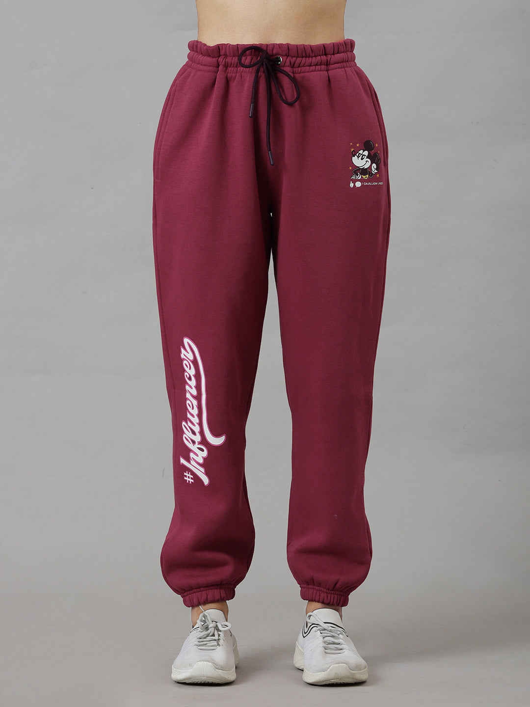 Mickey & Friends Printed Sweatshirt & Joggers Co-Ords Set For Women