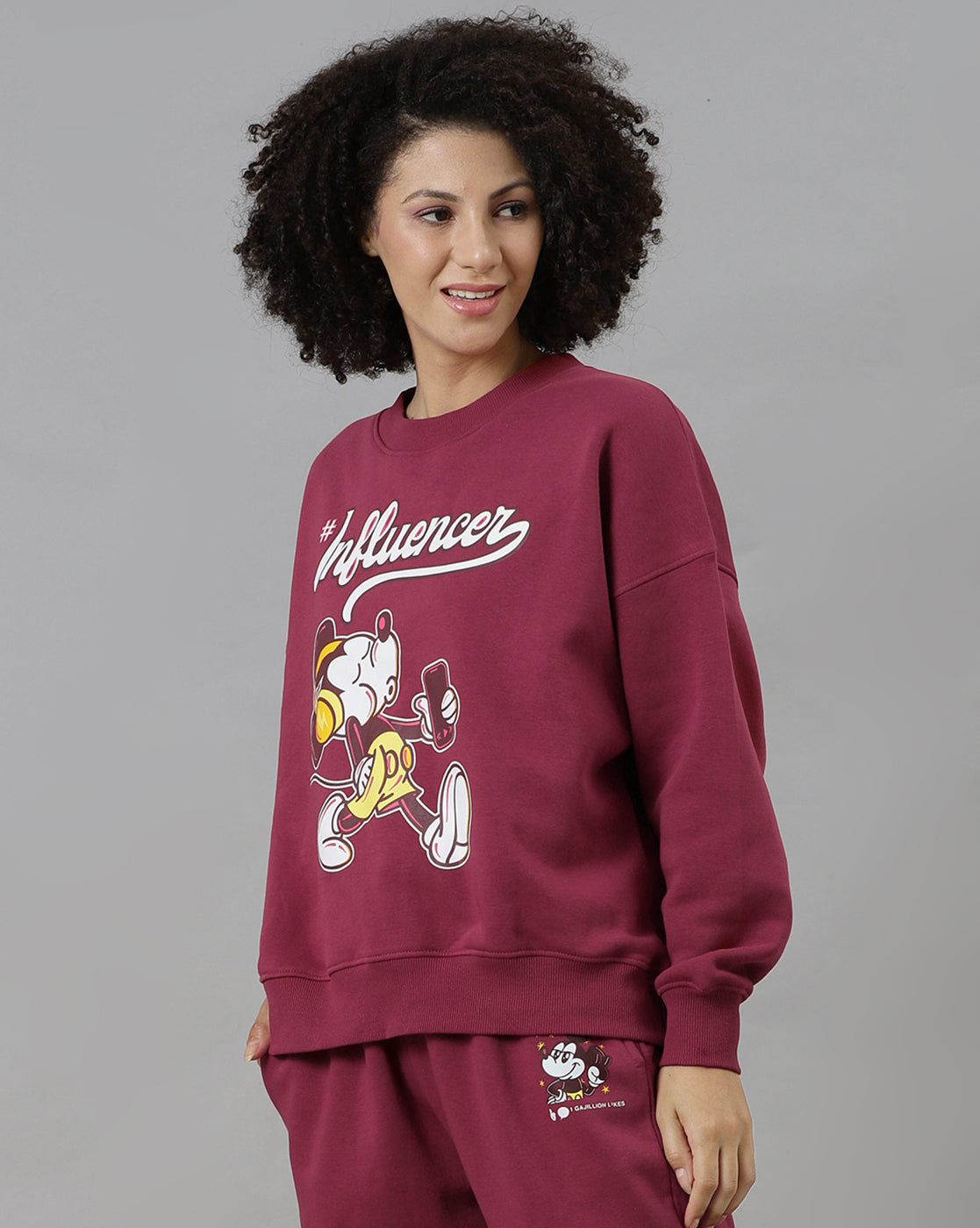 Mickey Mouse Oversized Sweatshirt Women