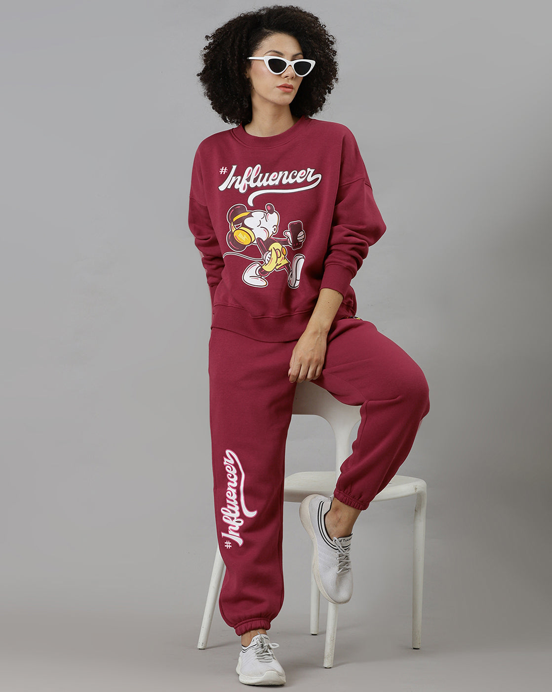 Mickey Mouse Oversized Sweatshirt Women