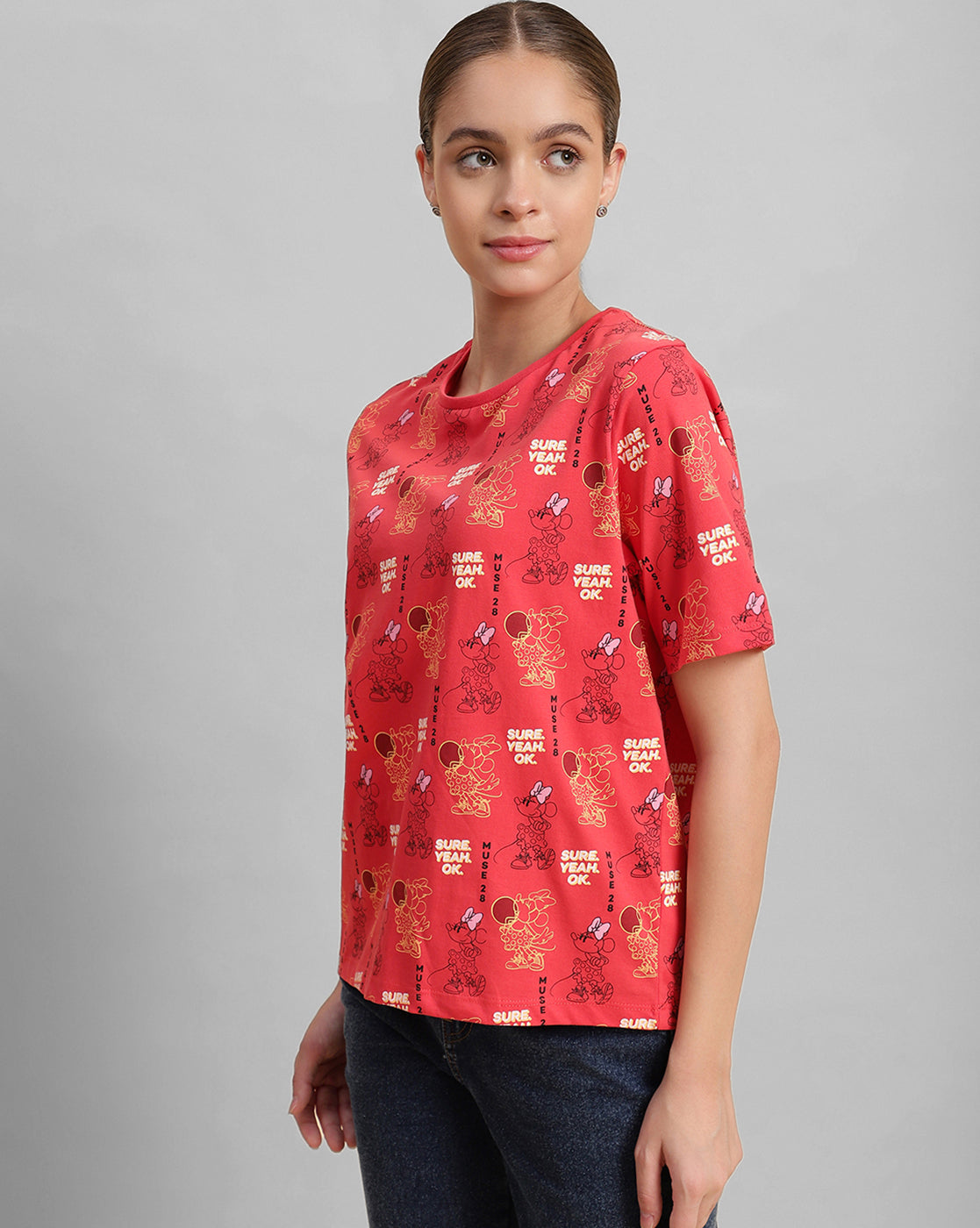 Minnie Mouse Regular Fit Tshirt Women