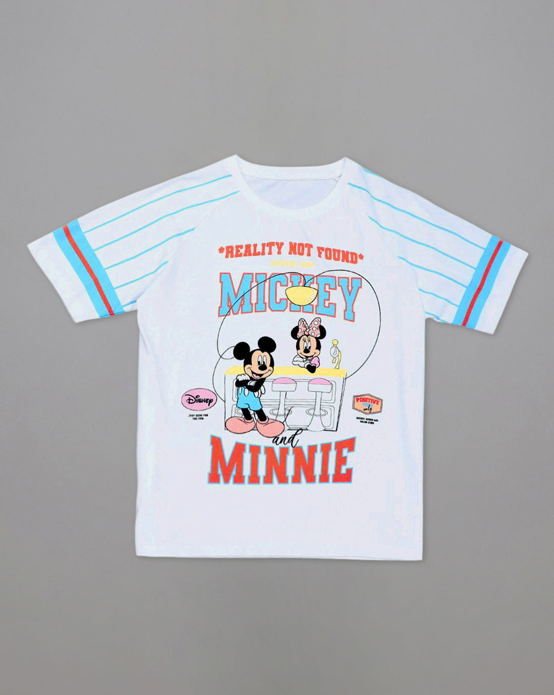 Mickey & Friends Printed Oversized Tshirt For Women