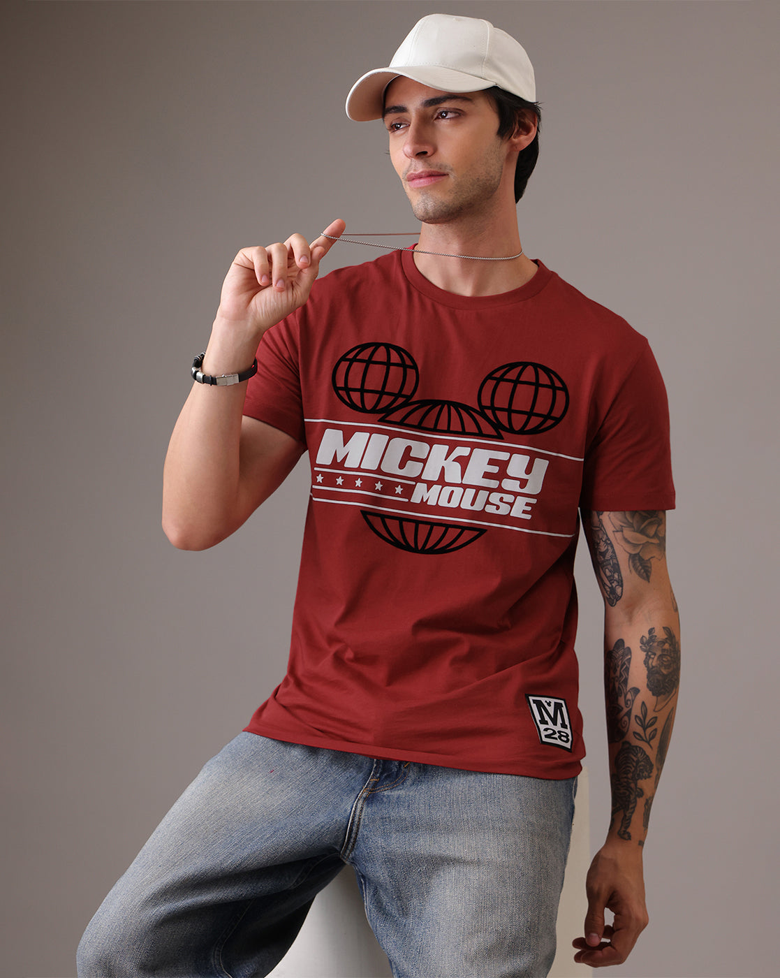 Mickey Mouse Regular Fit Tshirt Men