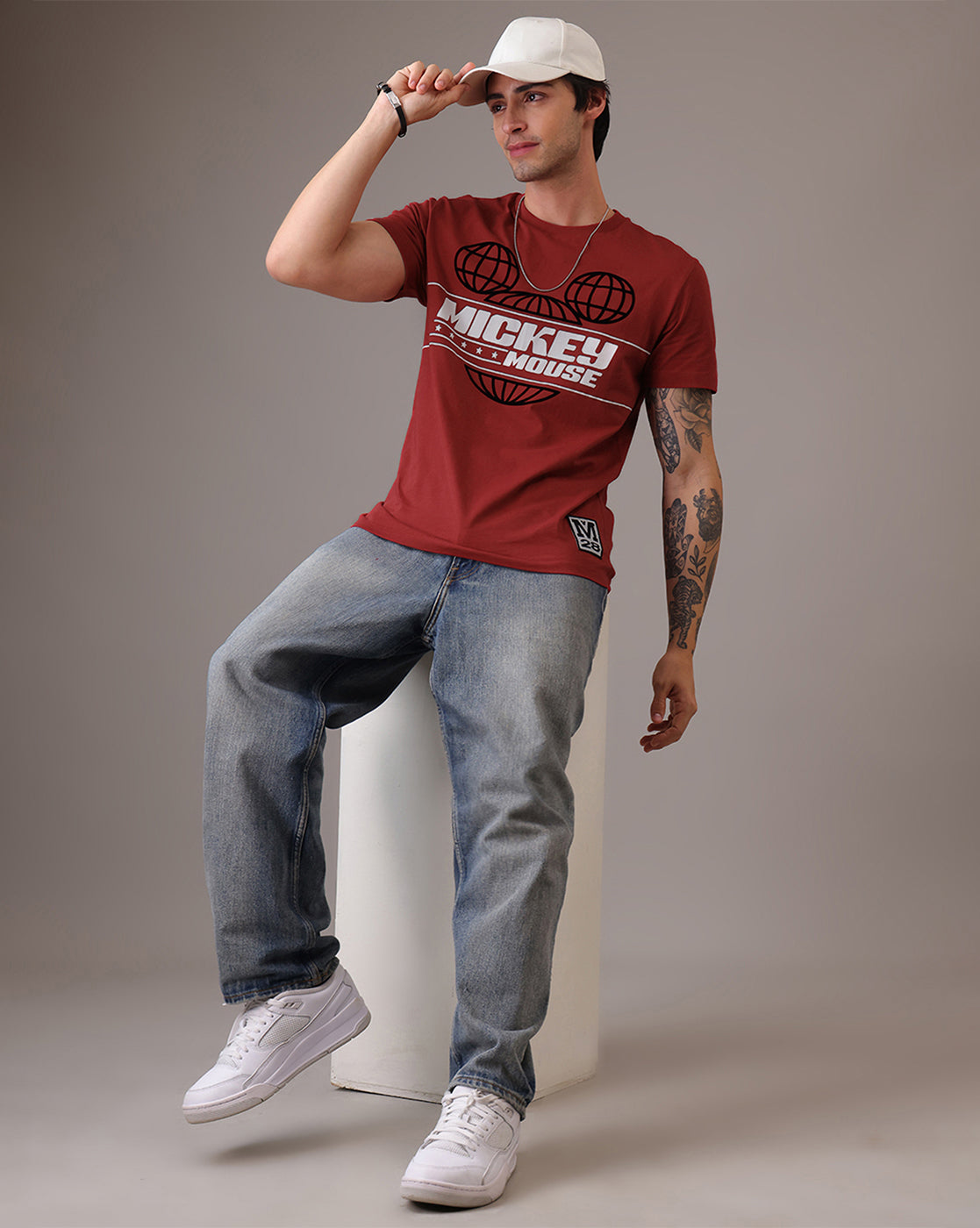 Mickey Mouse Regular Fit Tshirt Men
