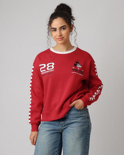 Mickey & Friends Relaxed Fit Sweatshirt Women