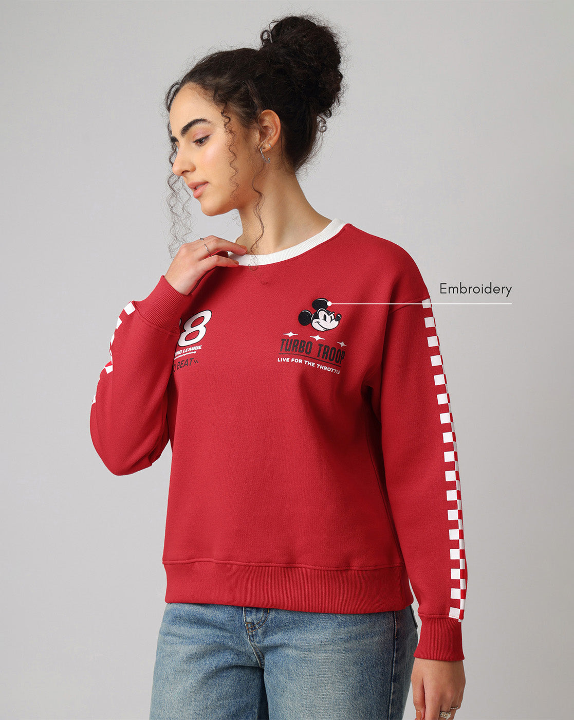 Mickey & Friends Relaxed Fit Sweatshirt Women