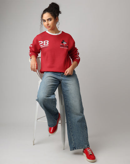 Mickey & Friends Relaxed Fit Sweatshirt Women