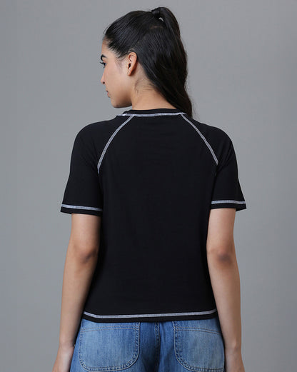 Mickey & Friends  Raglan Sleeves Regular Fit Tshirt  Women