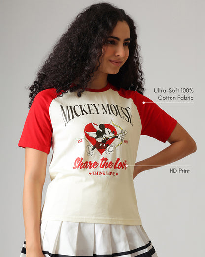 Mickey & Friends Regular Fit Tshirt Women