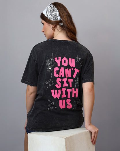 Mean Girls Acid Wash Oversized Fit Tshirt
