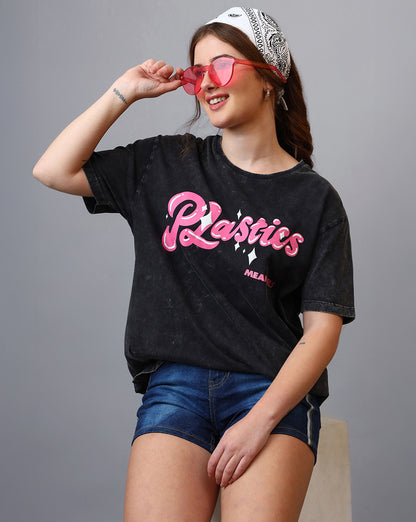 Mean Girls Acid Wash Oversized Fit Tshirt
