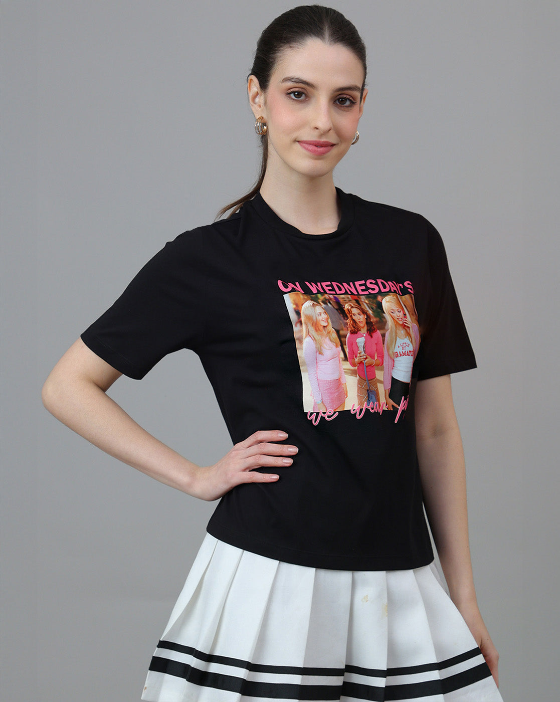 Mean Girls Printed Regular Fit Tshirt For Women