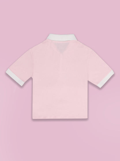 Mean Girls Embroidered Fitted Polo Tshirt Women