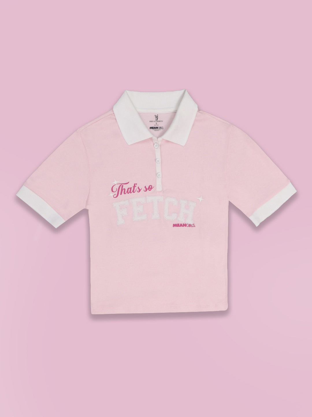 Mean Girls Regular Fitted Cropped Polo-Tshirt Women