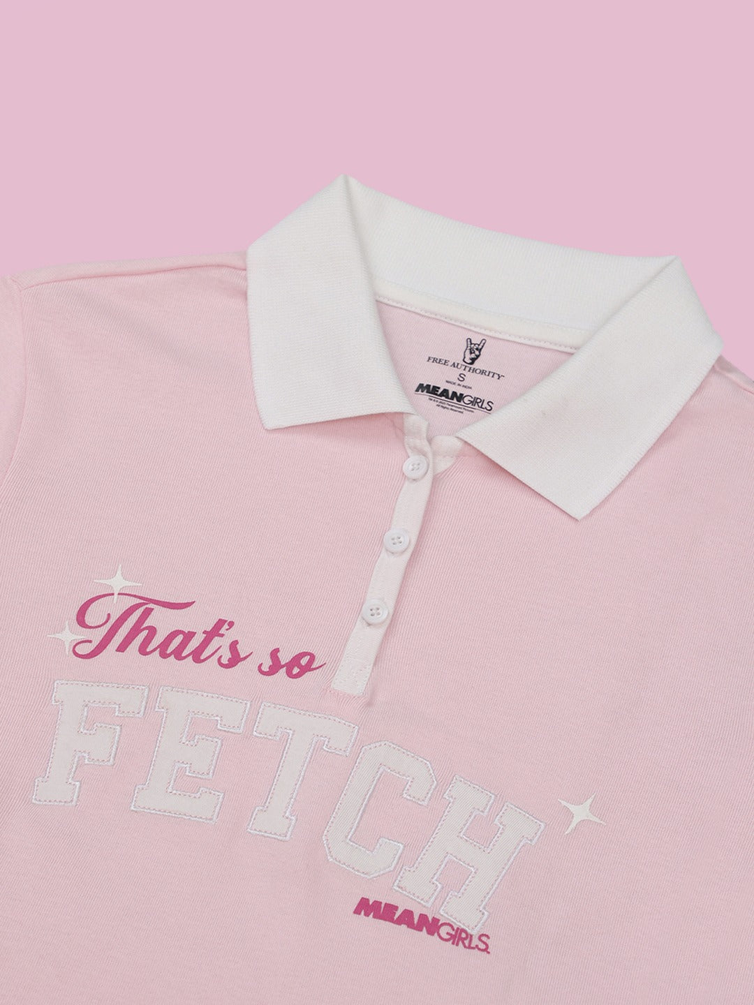 Mean Girls Regular Fitted Cropped Polo-Tshirt Women