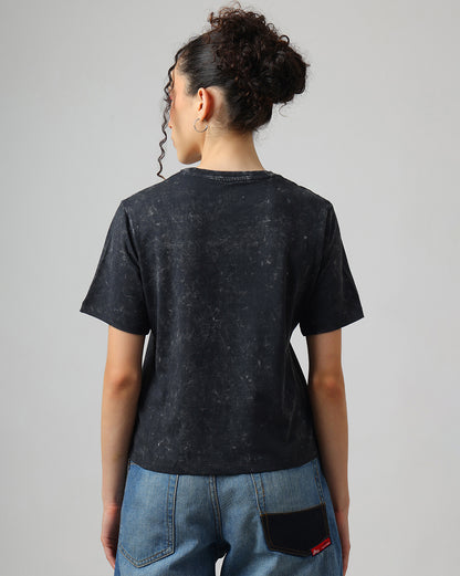 Minions Acid Wash Regular Fit Tshirt