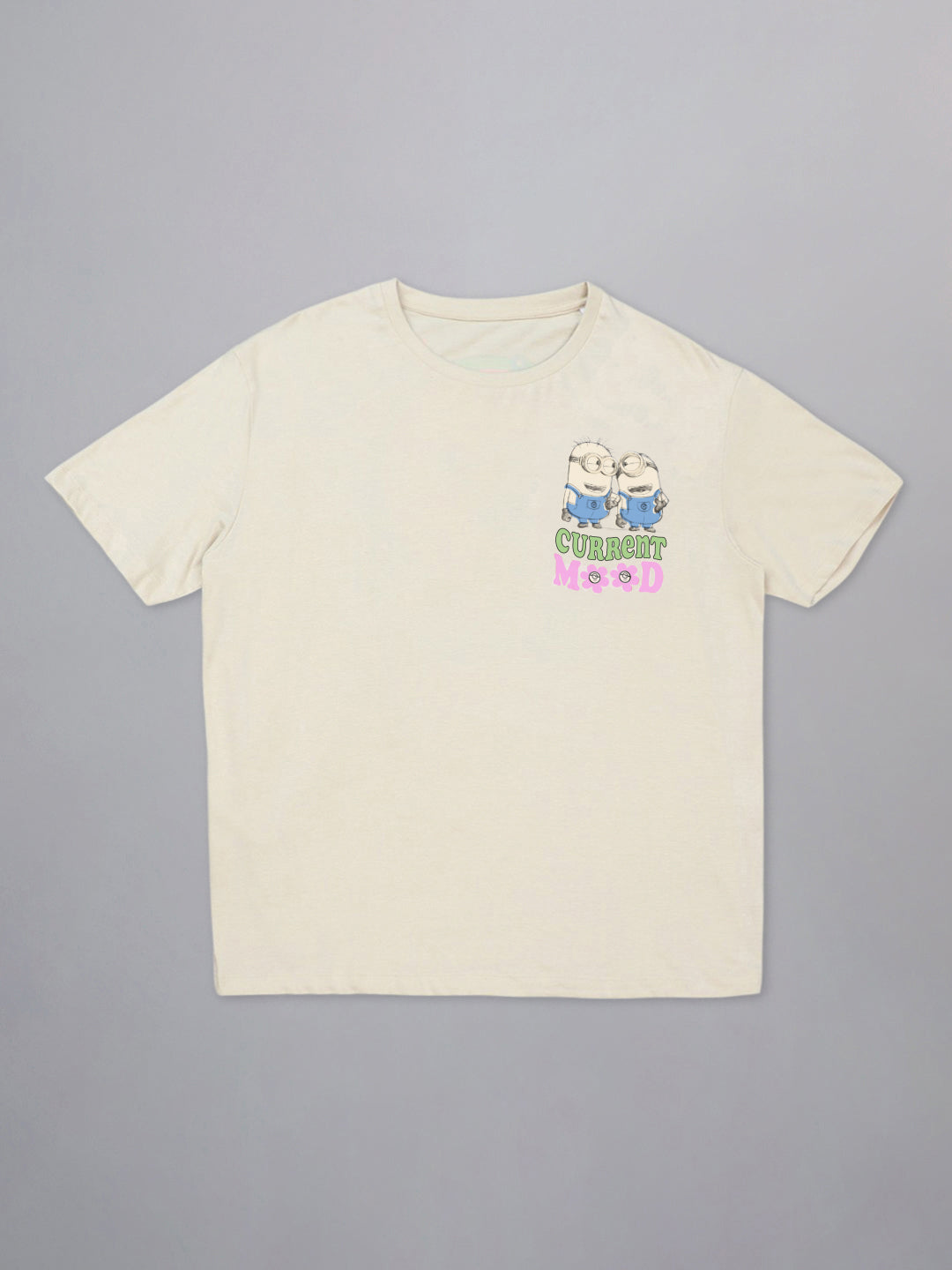 Minions Printed Oversized Tshirt For Women