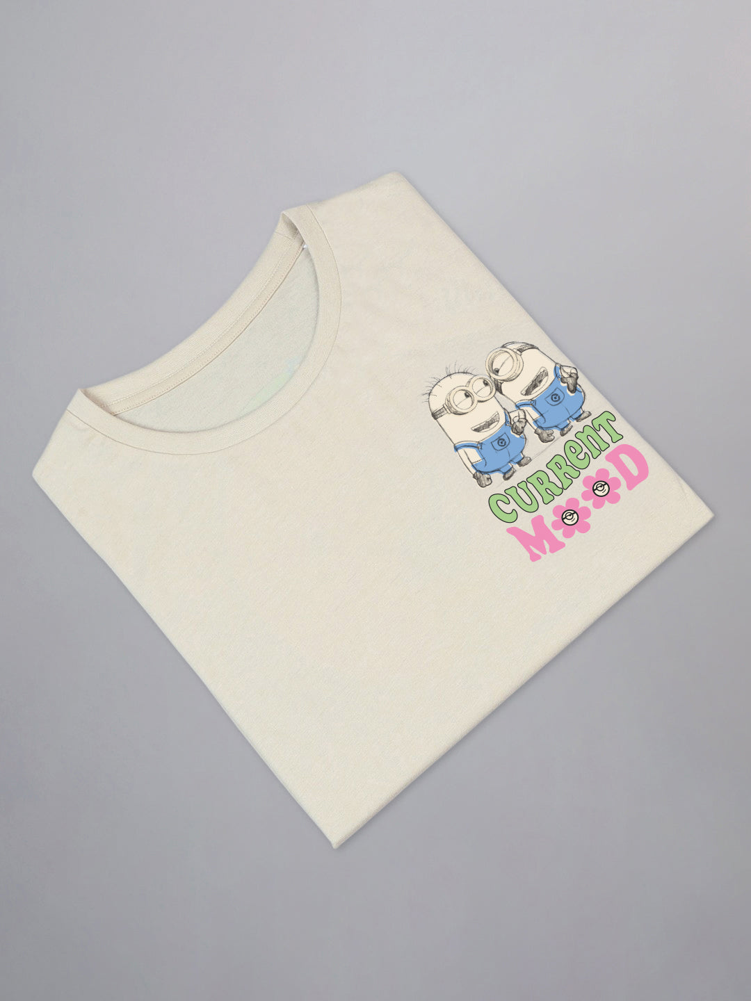 Minions Printed Oversized Tshirt For Women