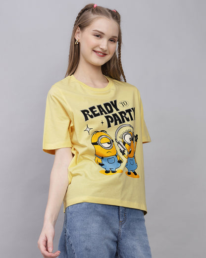 Minions  Regular Fit Tshirt  Women