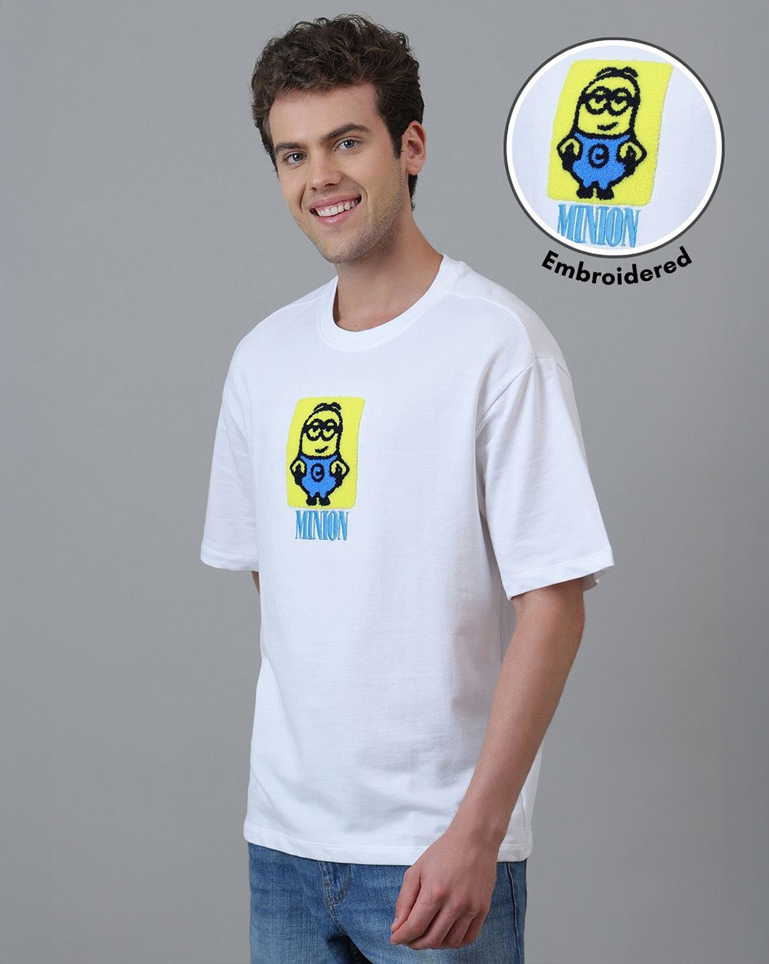 Minions Printed Oversized Tshirt For Men