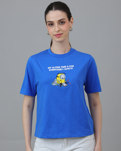 Minions Regular Fit Tshirt Women