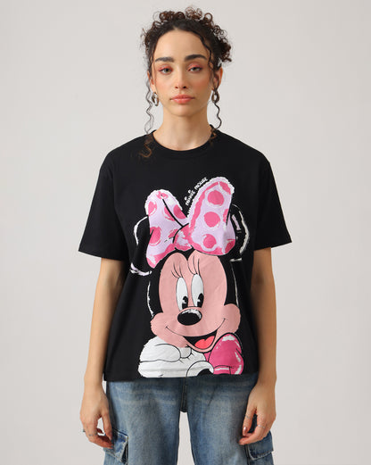 Minnie Mouse Oversized Fit Tshirt Women