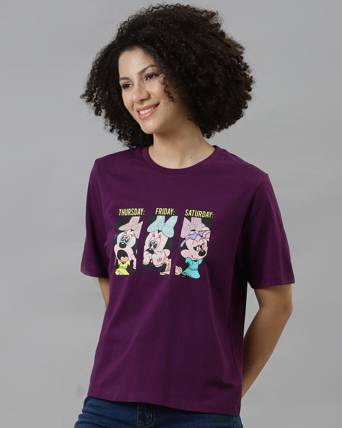 Minnie Mouse Regular Fit Tshirt Women