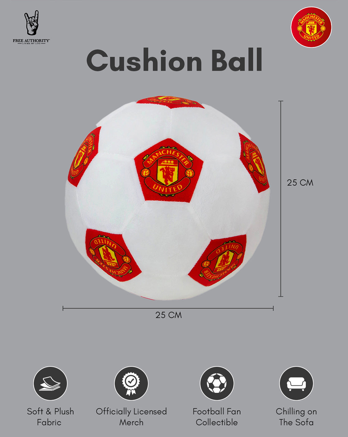Manchester United F.C. Cushion Football For Unisex