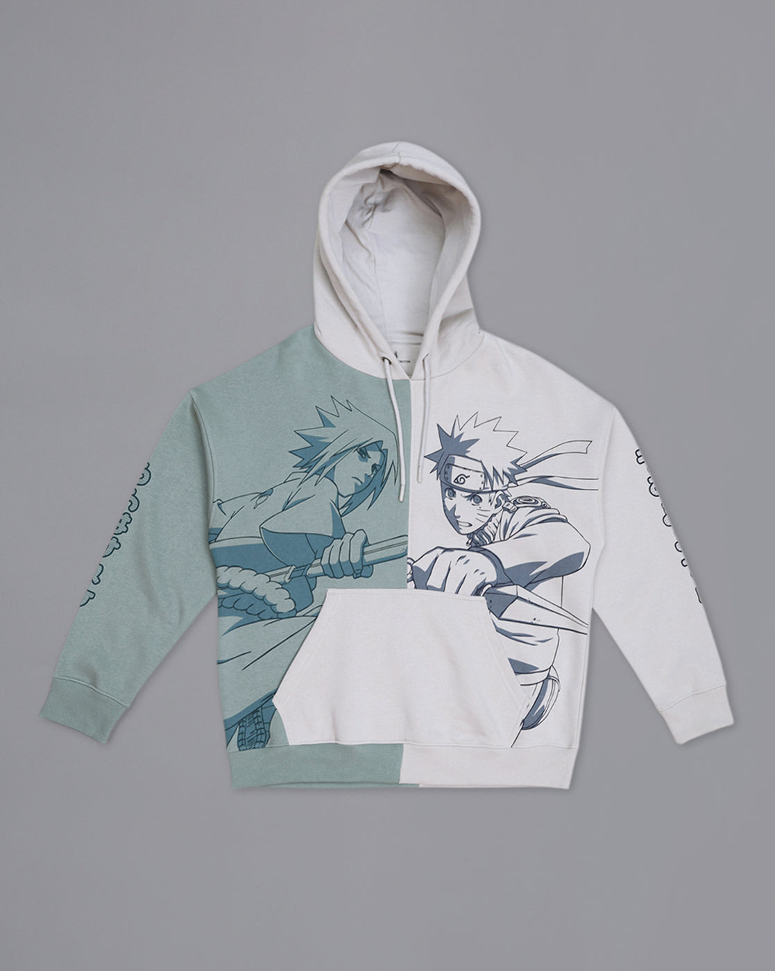 Naruto Printed Oversized Hoodie For Men