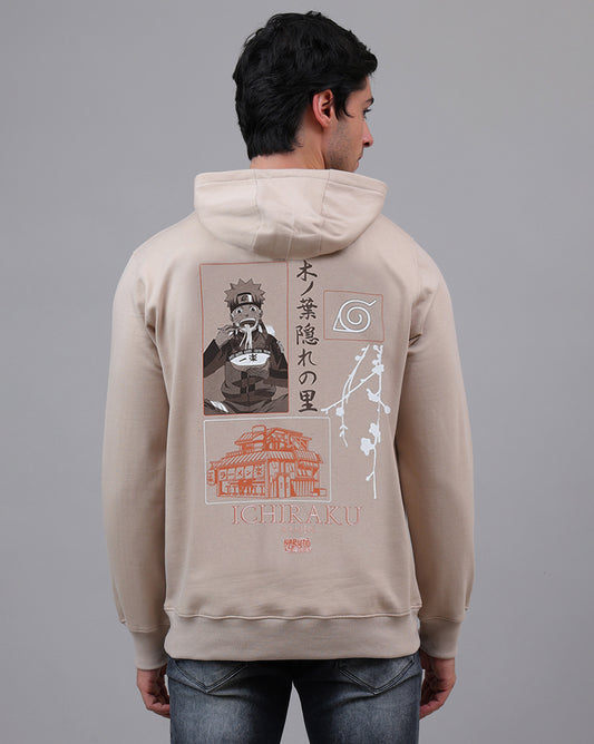 Naruto Printed Regular Fit Hoodie For Men